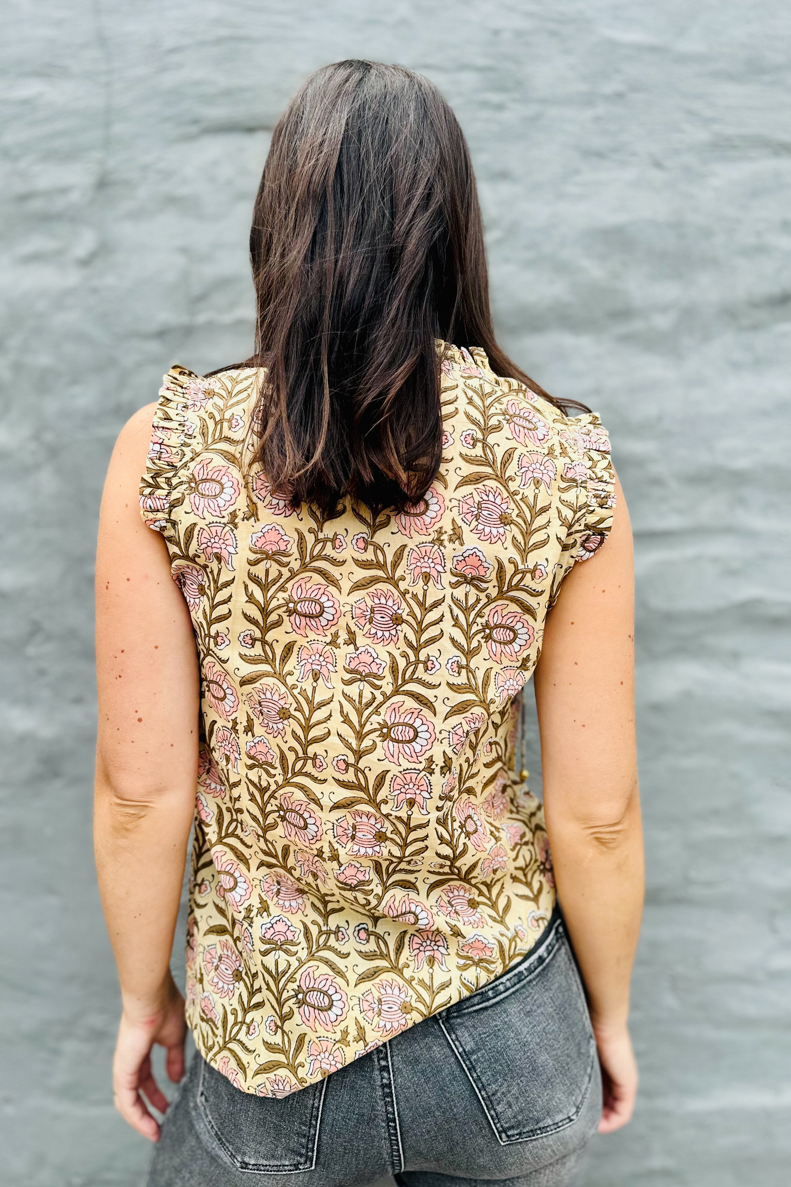 Maira Blouse In Lotus Vine