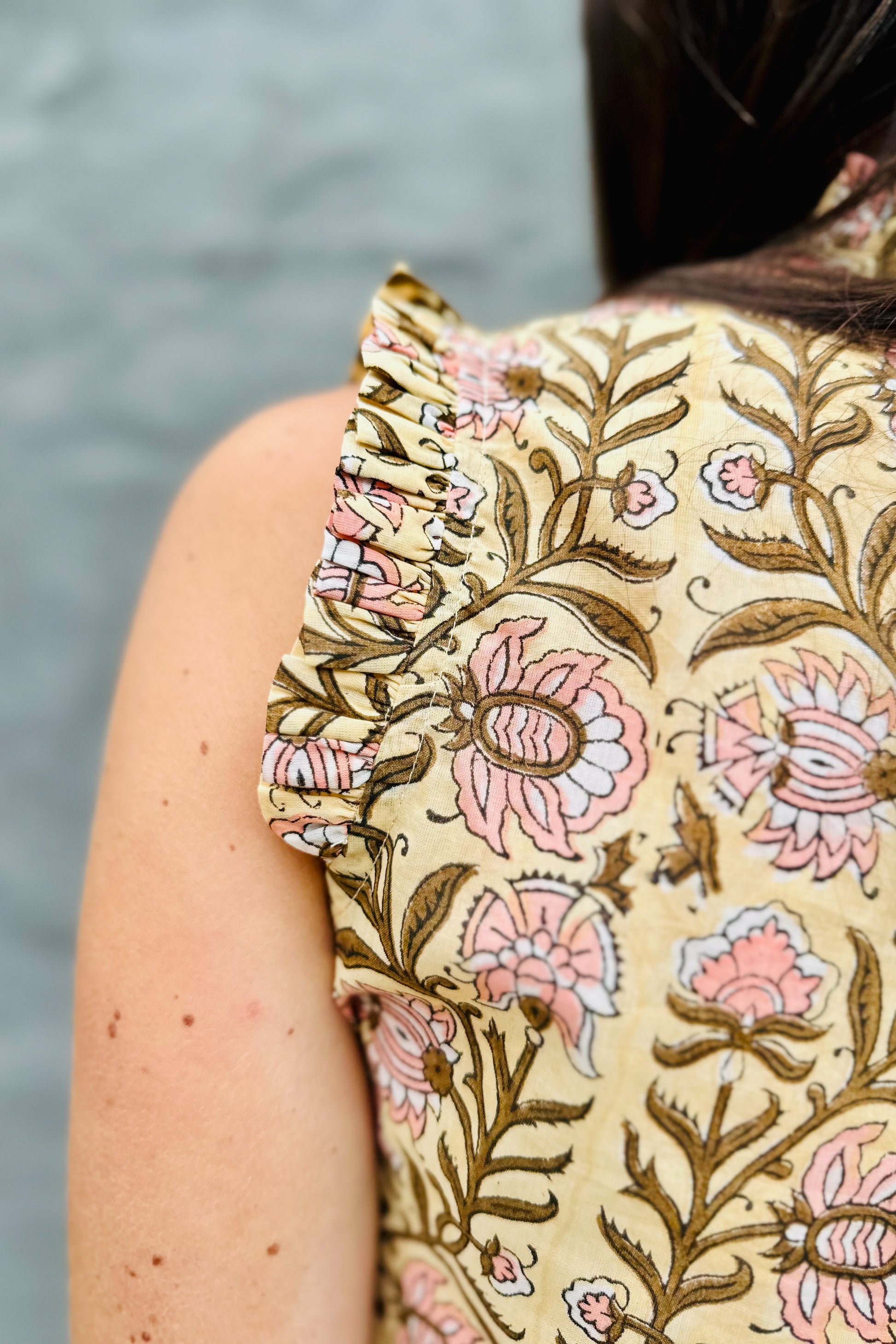 Maira Blouse In Lotus Vine