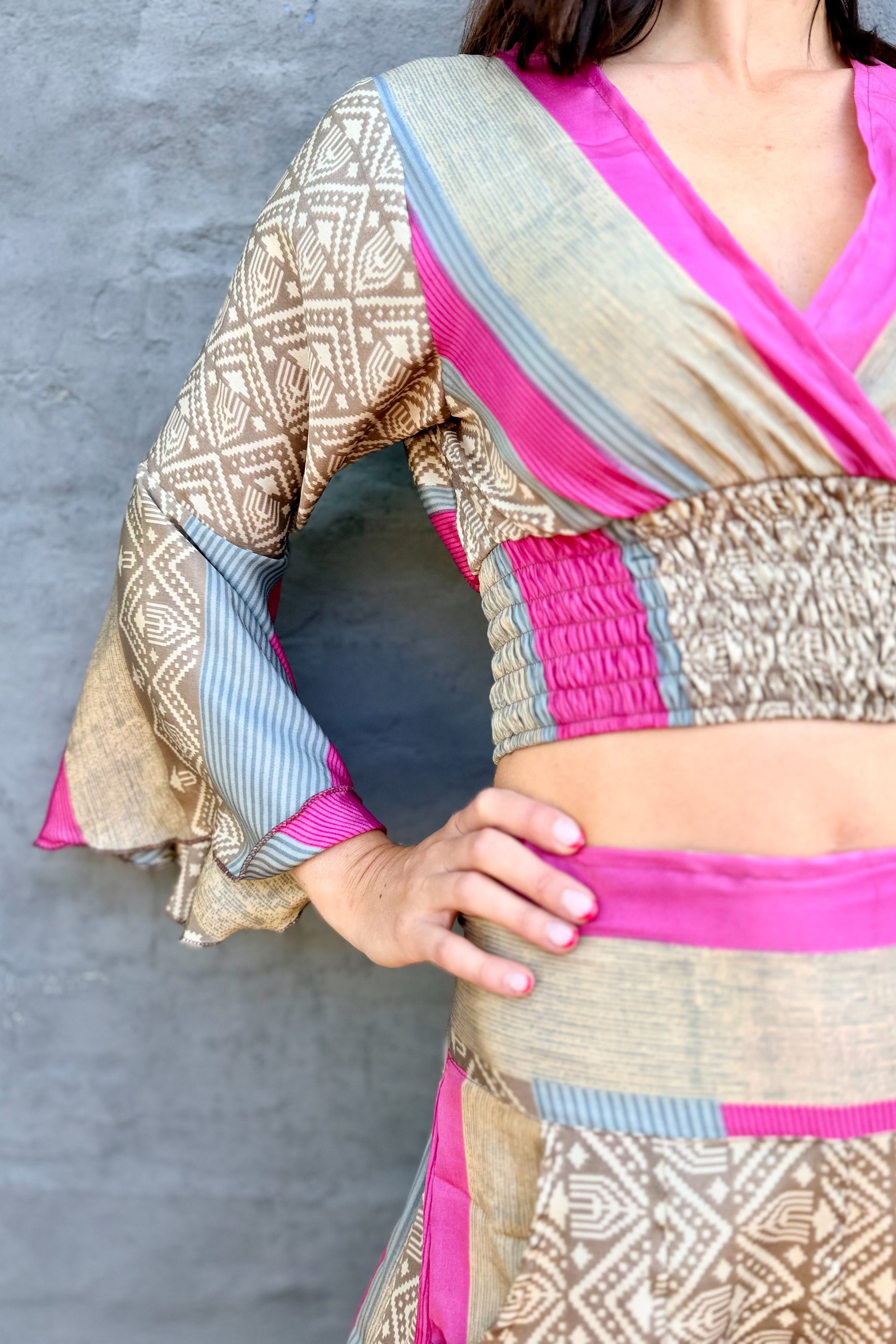 Mila Set In Fuchsia Stone