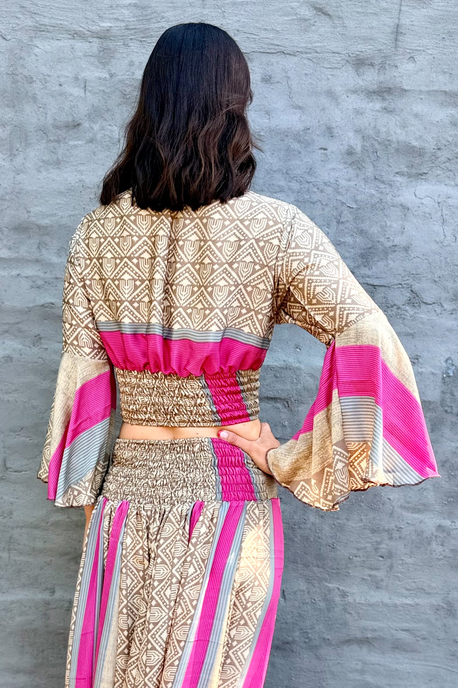 Mila Set In Fuchsia Stone