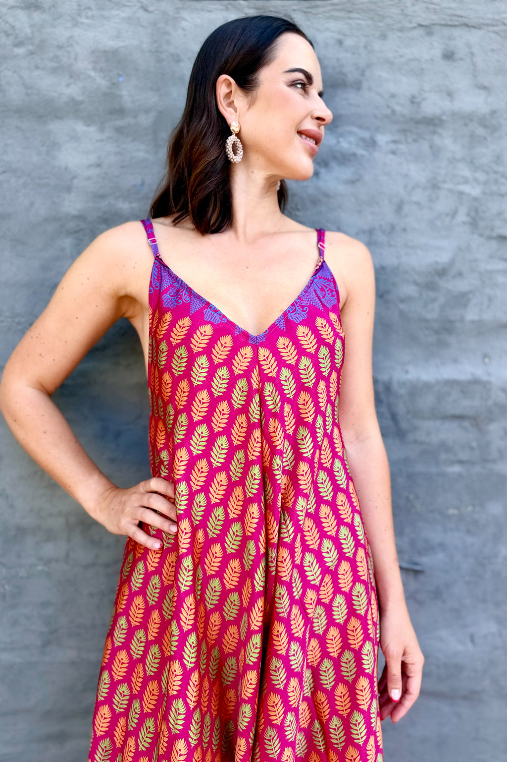 Jiya Jumpsuit In Pink Protea
