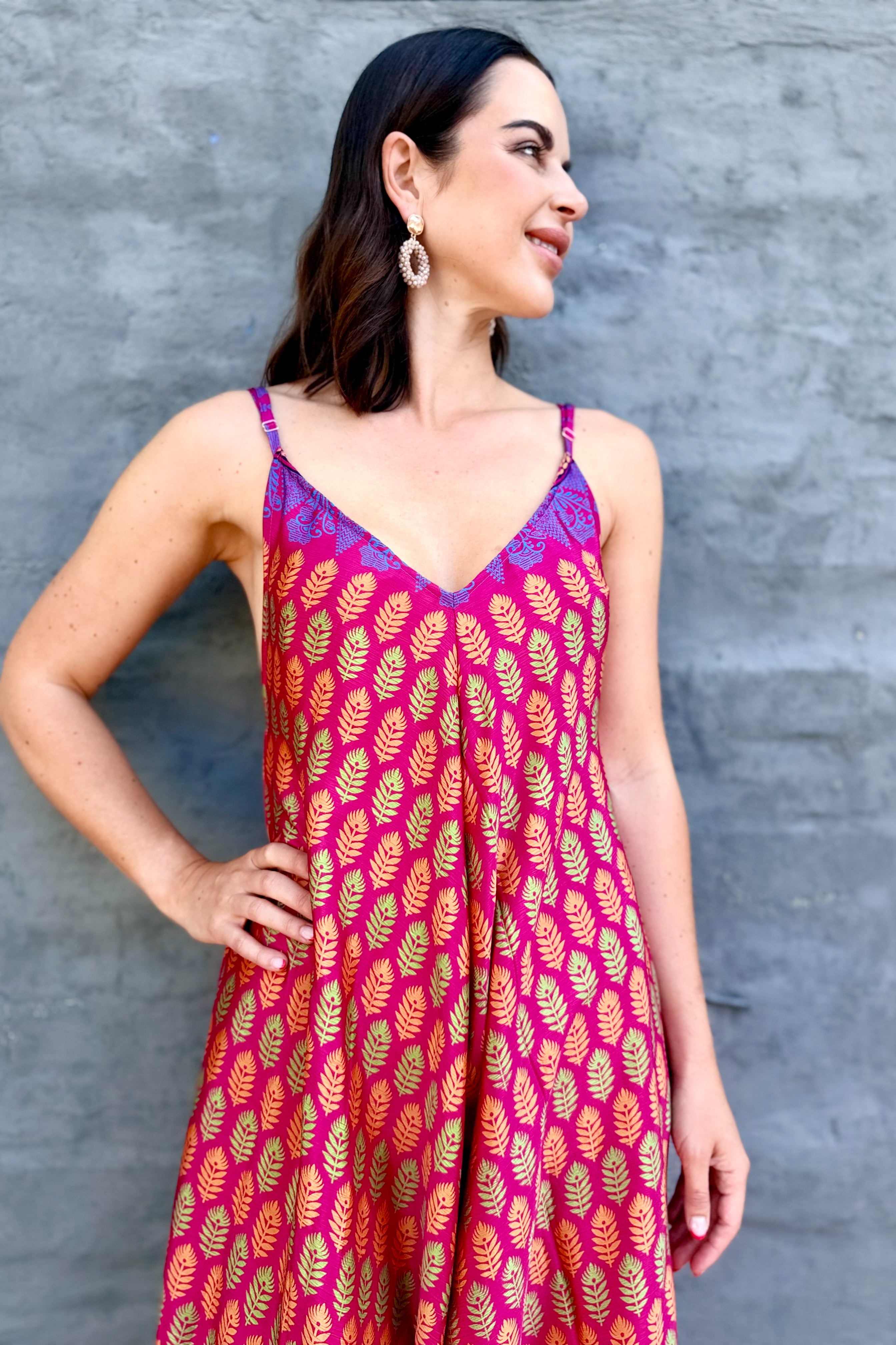 Jiya Jumpsuit In Pink Protea