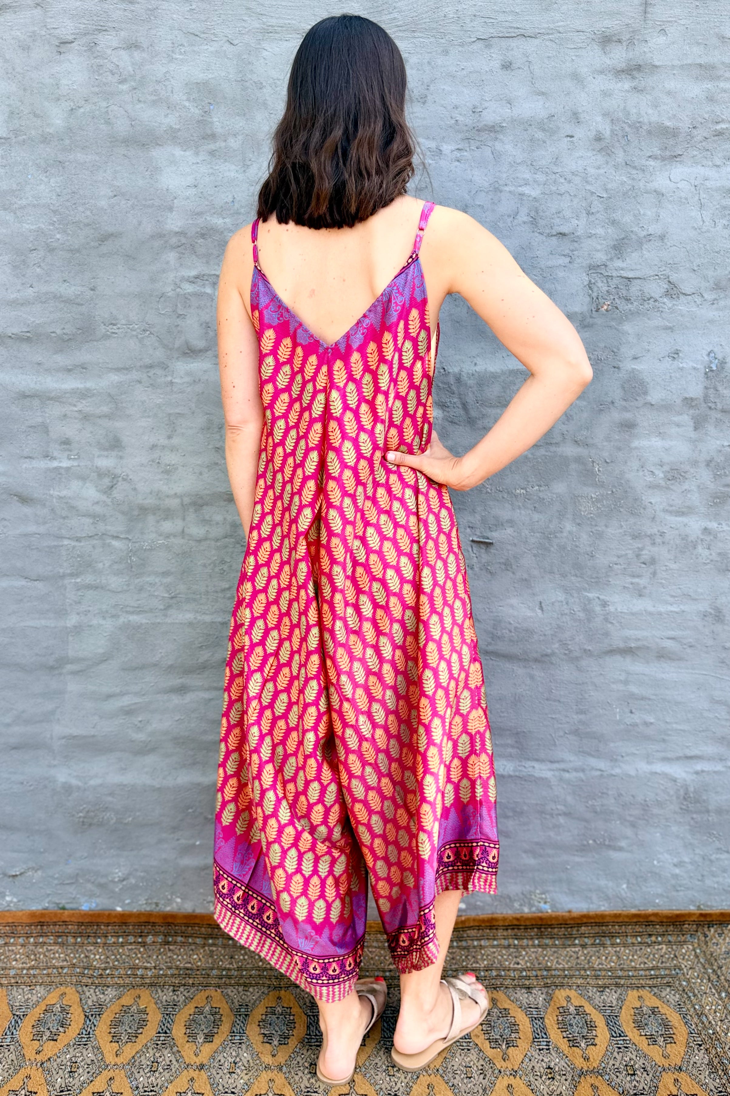 Jiya Jumpsuit In Pink Protea