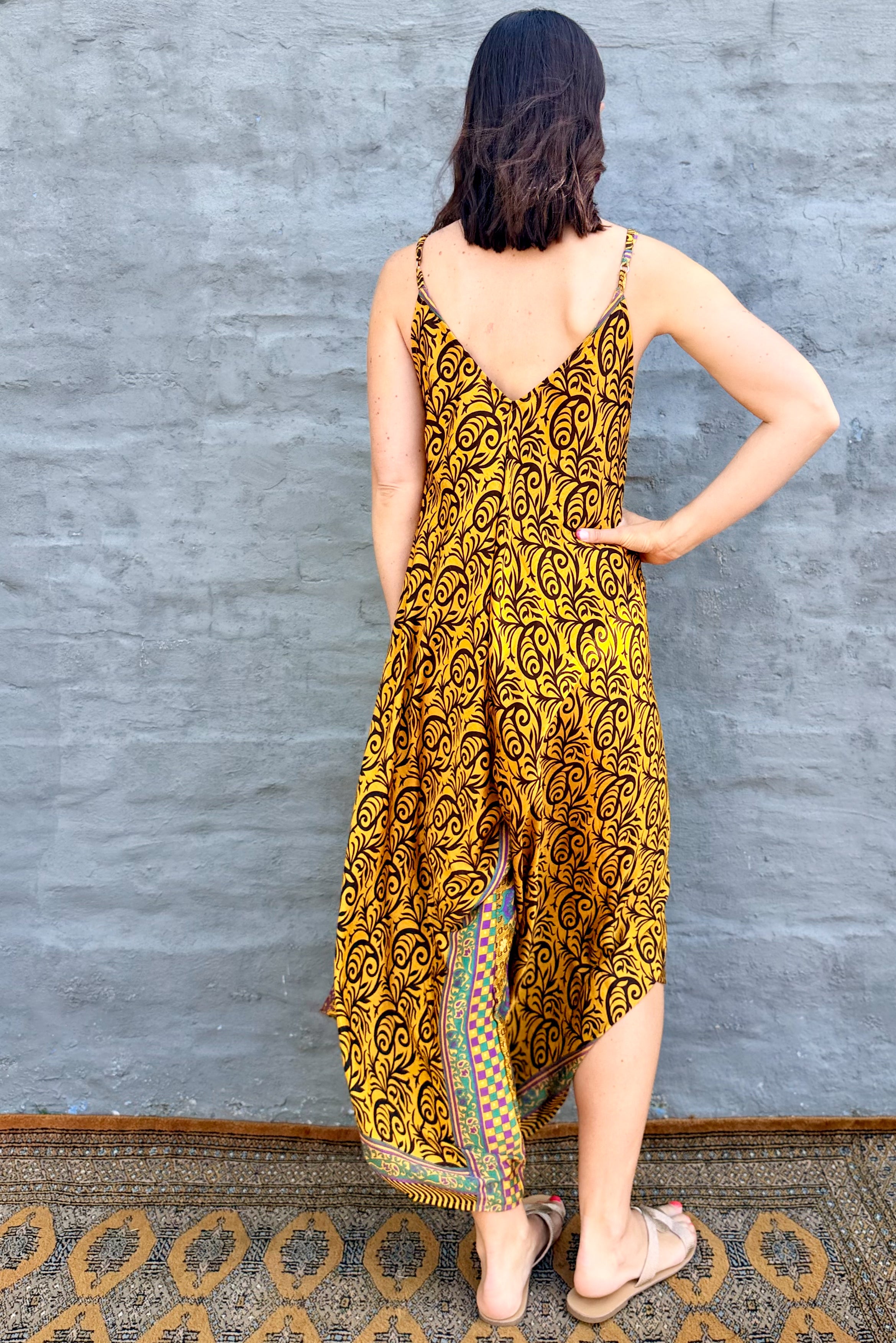 Jiya Jumpsuit In Chocolate Sunshine