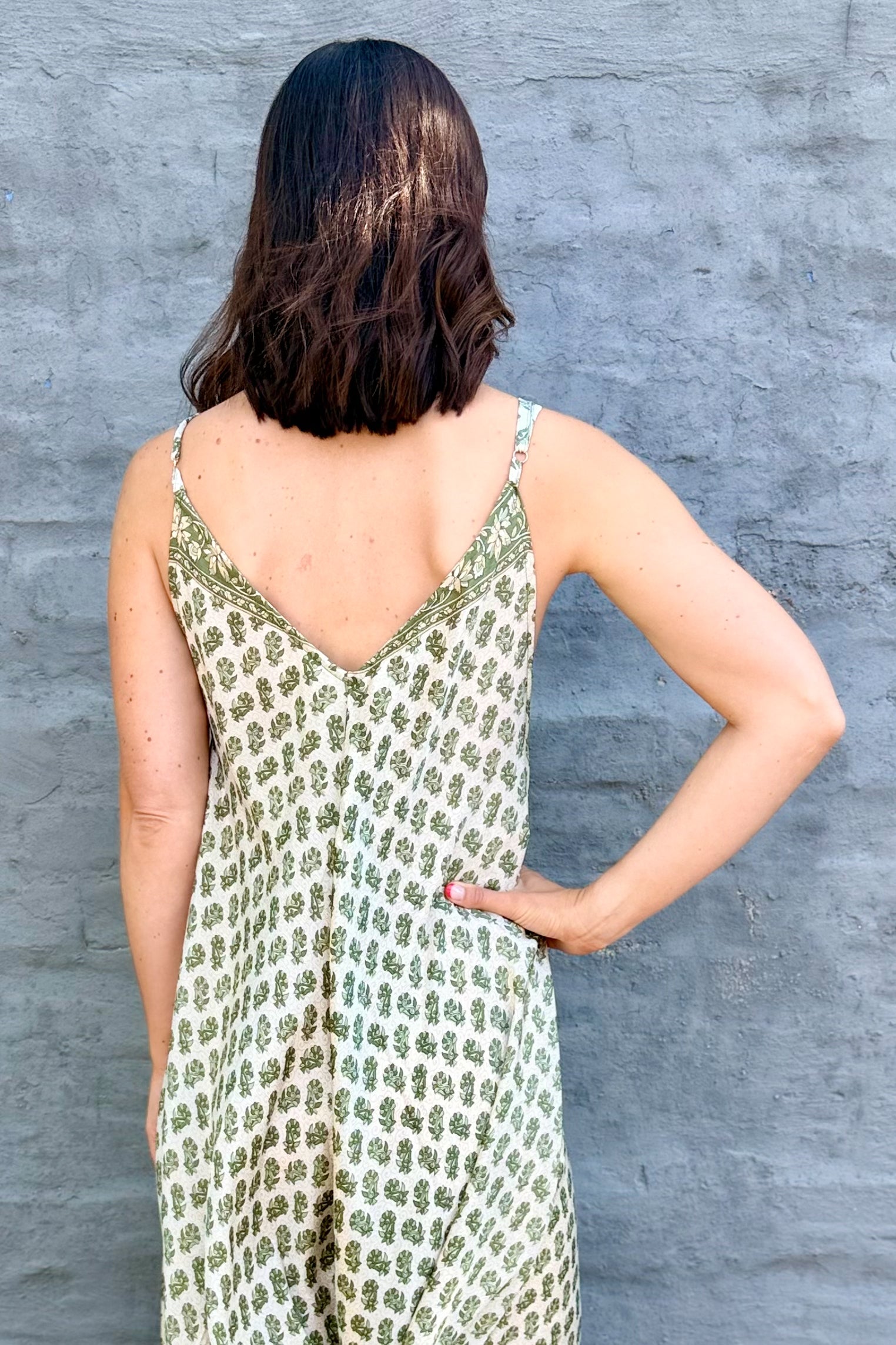 Jiya Jumpsuit In Green Garden
