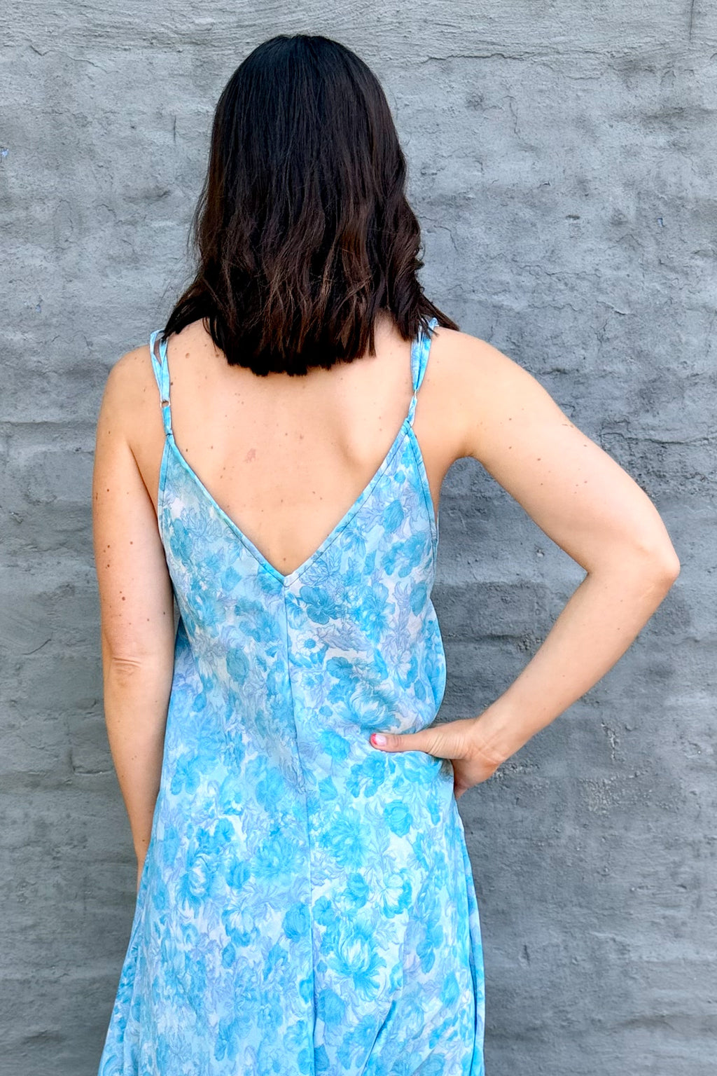Jiya Jumpsuit In Sky Floral