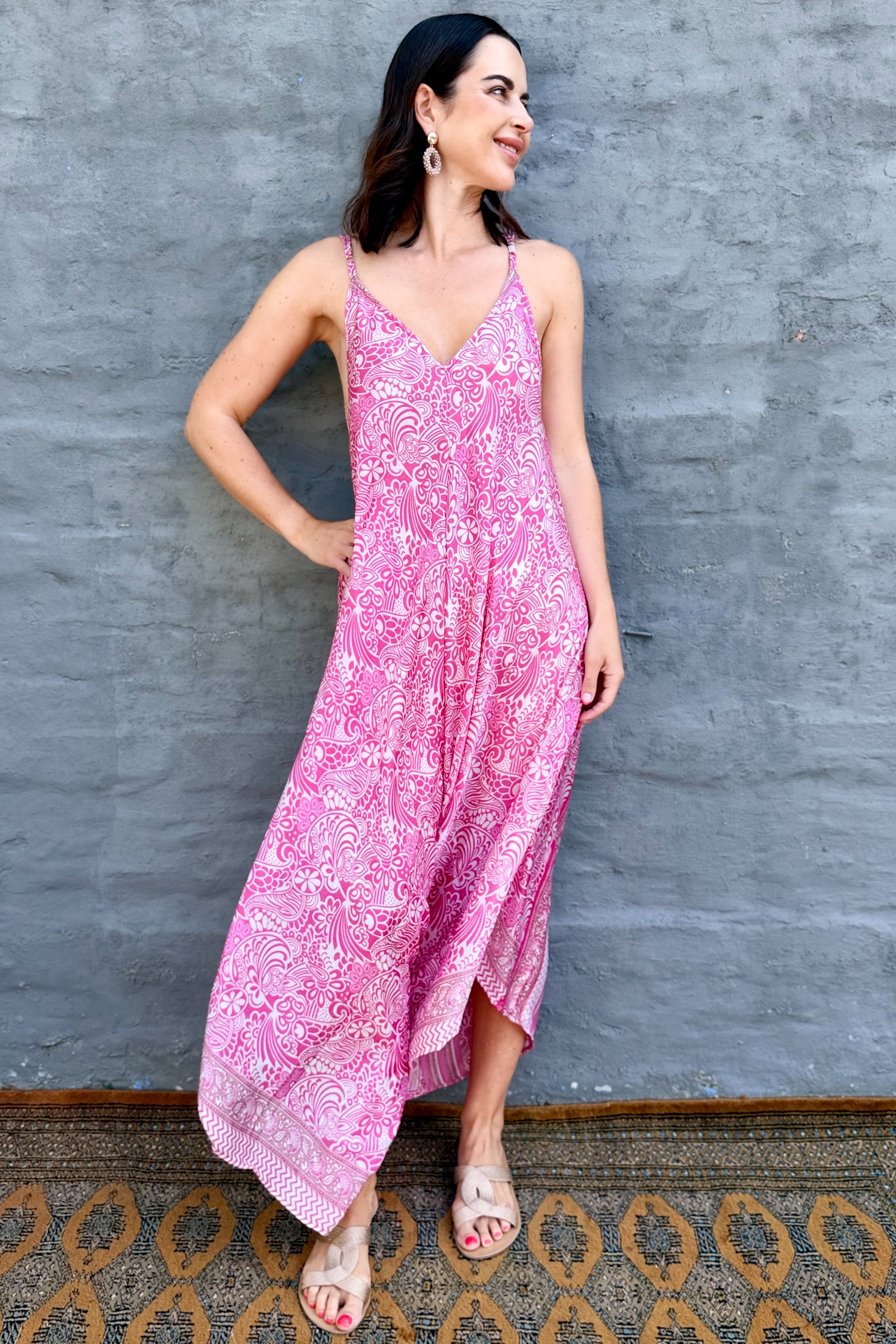 Jiya Jumpsuit In Retro Rose