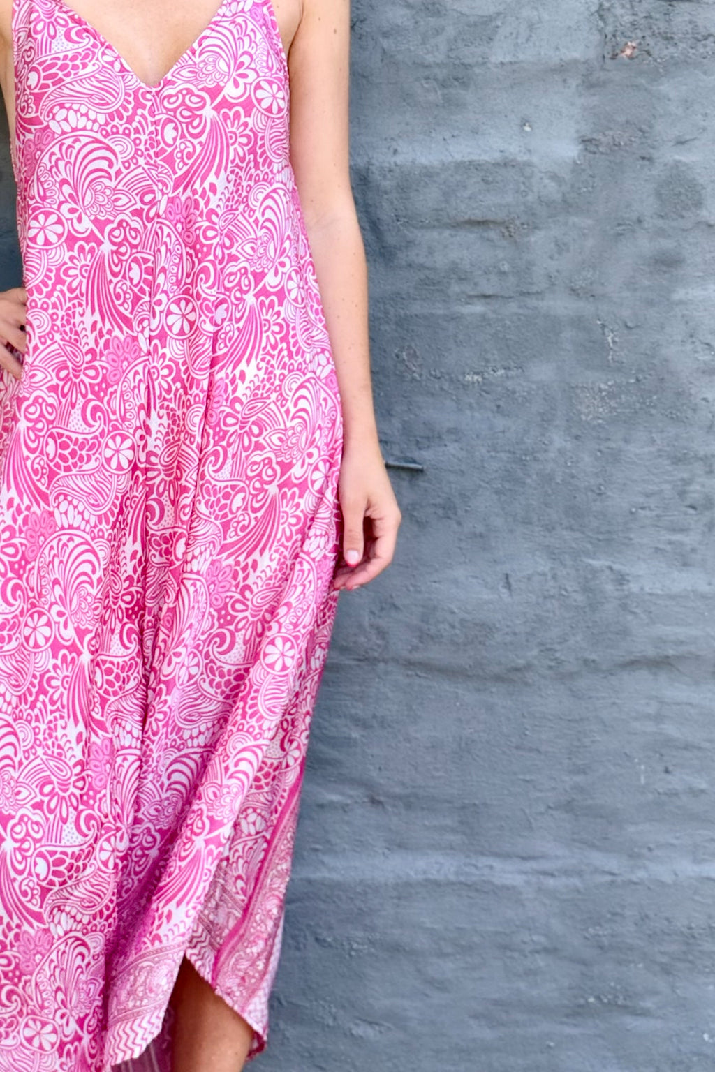 Jiya Jumpsuit In Retro Rose