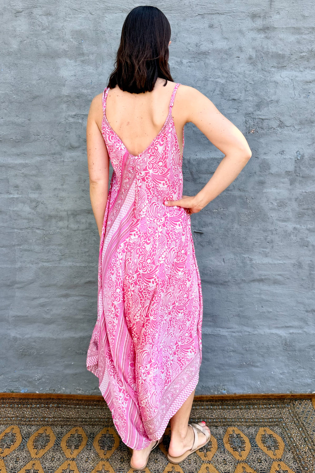 Jiya Jumpsuit In Retro Rose