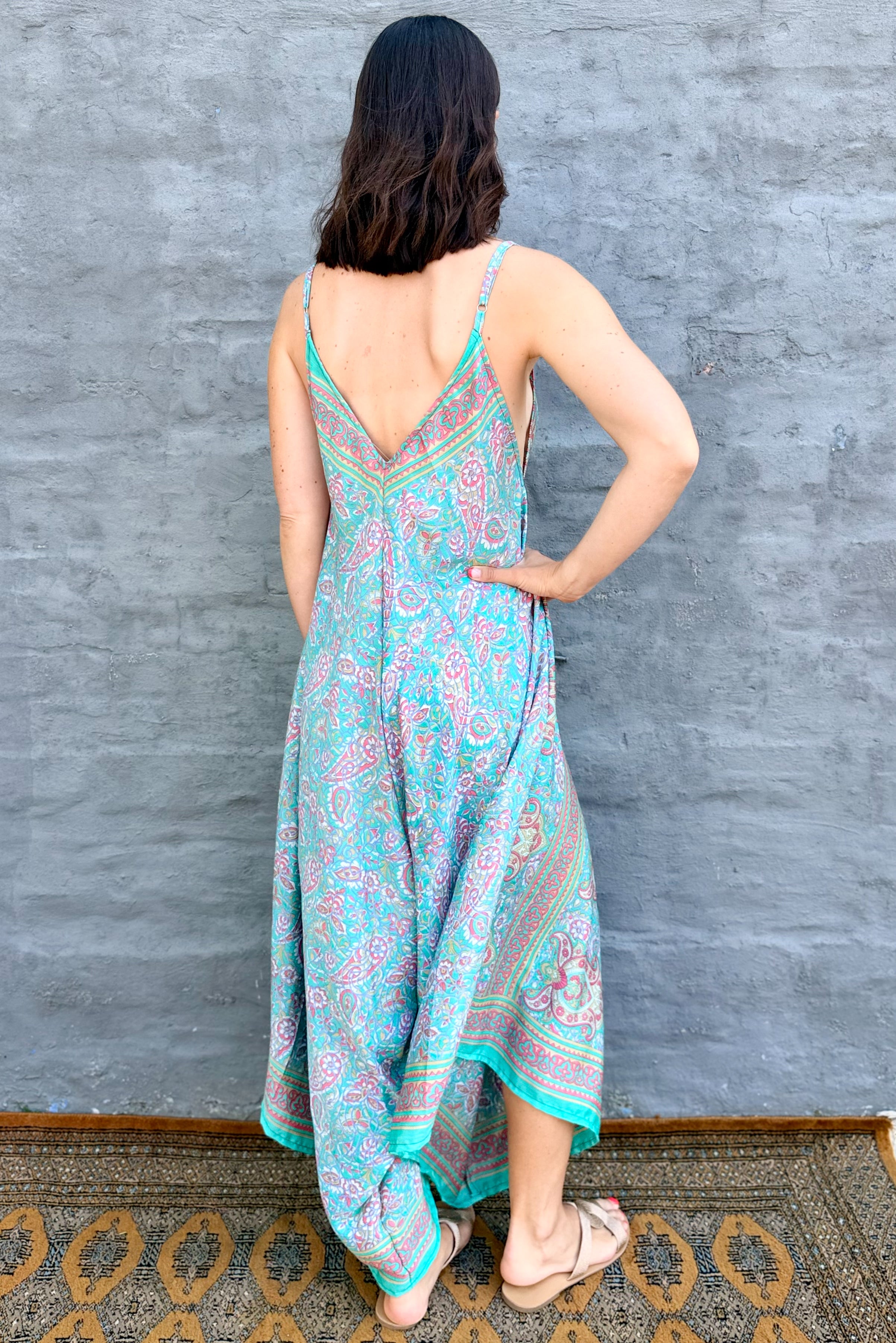 Jiya Jumpsuit In Pastel Paisley