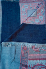 Cashmere & Bamboo Scarf In Silvery Mauve