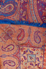 Cashmere & Bamboo Scarf In Rusty Cyan