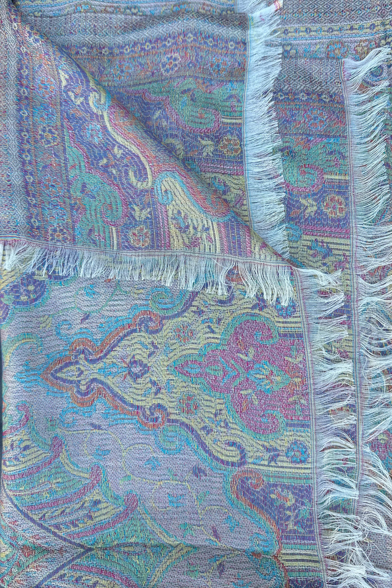 Cashmere & Bamboo Scarf In Moroccan Pastels