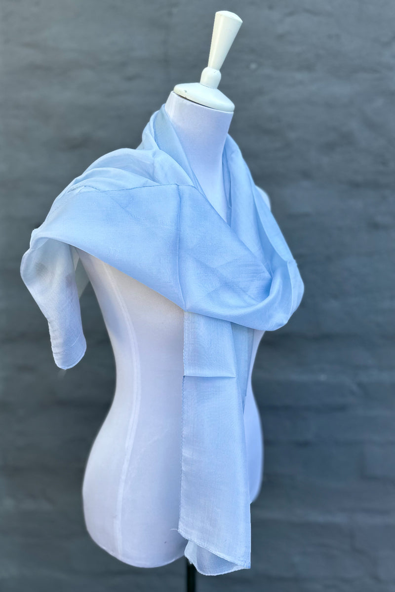 Silk Scarf In Mist