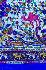 Silk Scarf In Blueberry