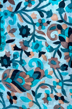 Silk Scarf In Botanical Beauty