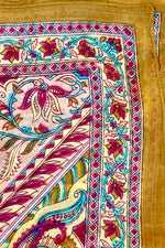 Silk Scarf In Golden Sand