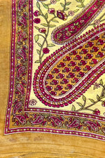 Silk Scarf In Golden Rose