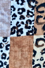Cashmere-Blend Scarf In Natural Animal