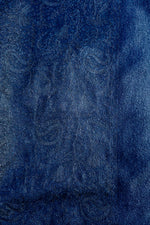 Embroidered Cashmere Pashmina In Ebony