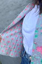 Quilted Cotton Jacket In Misty Rose