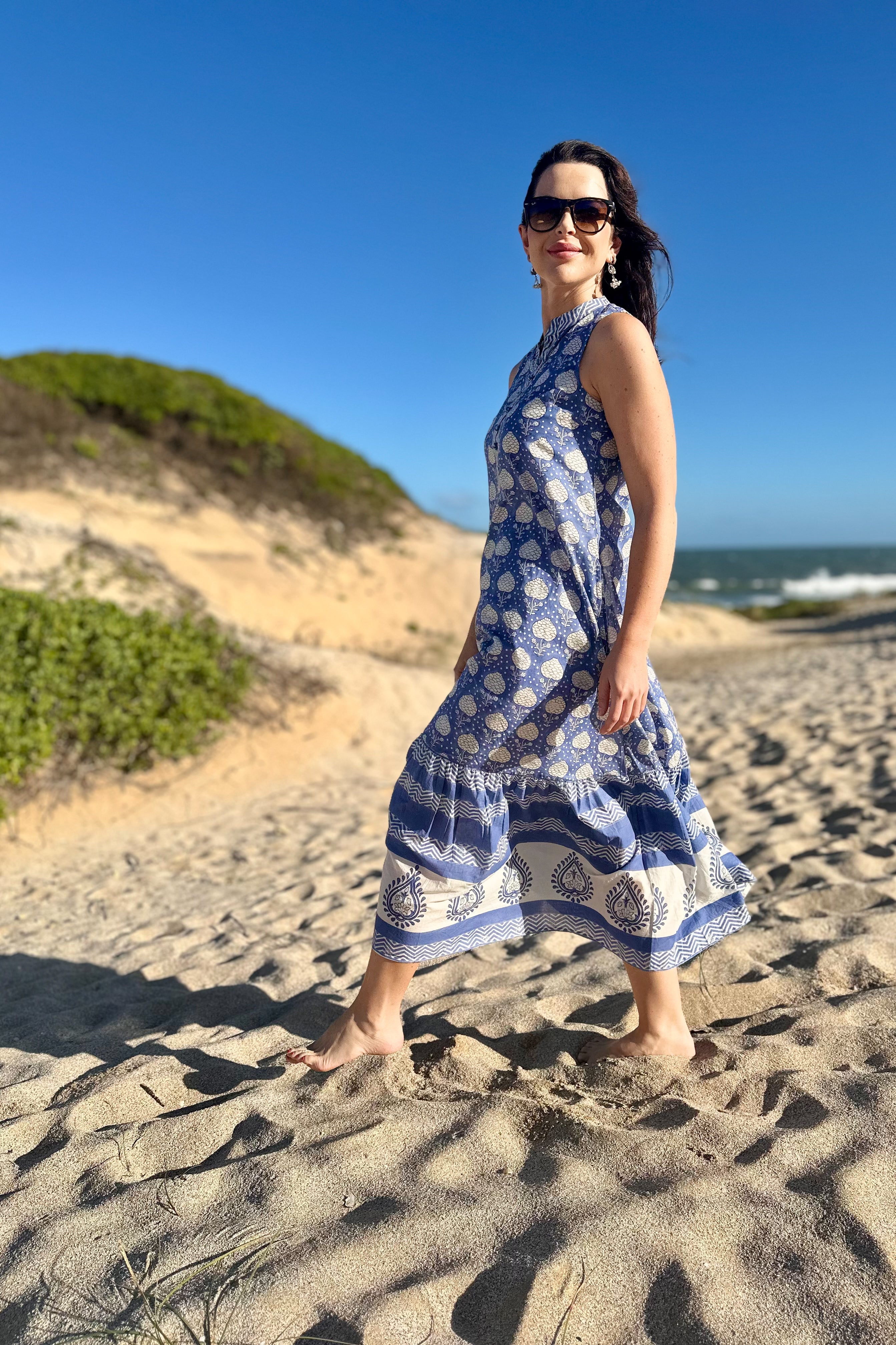 Hemakshi Dress In Ocean