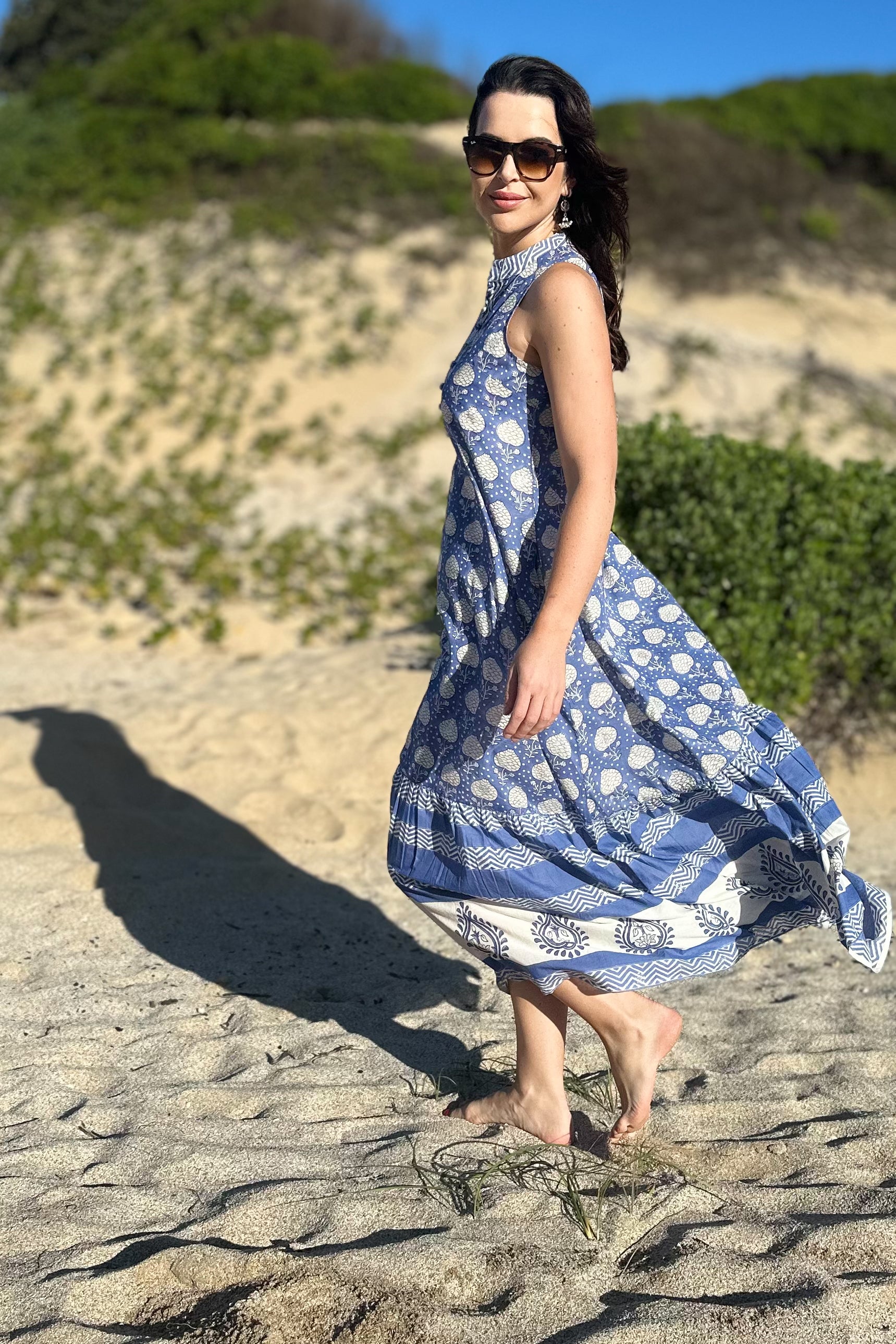 Hemakshi Dress In Ocean