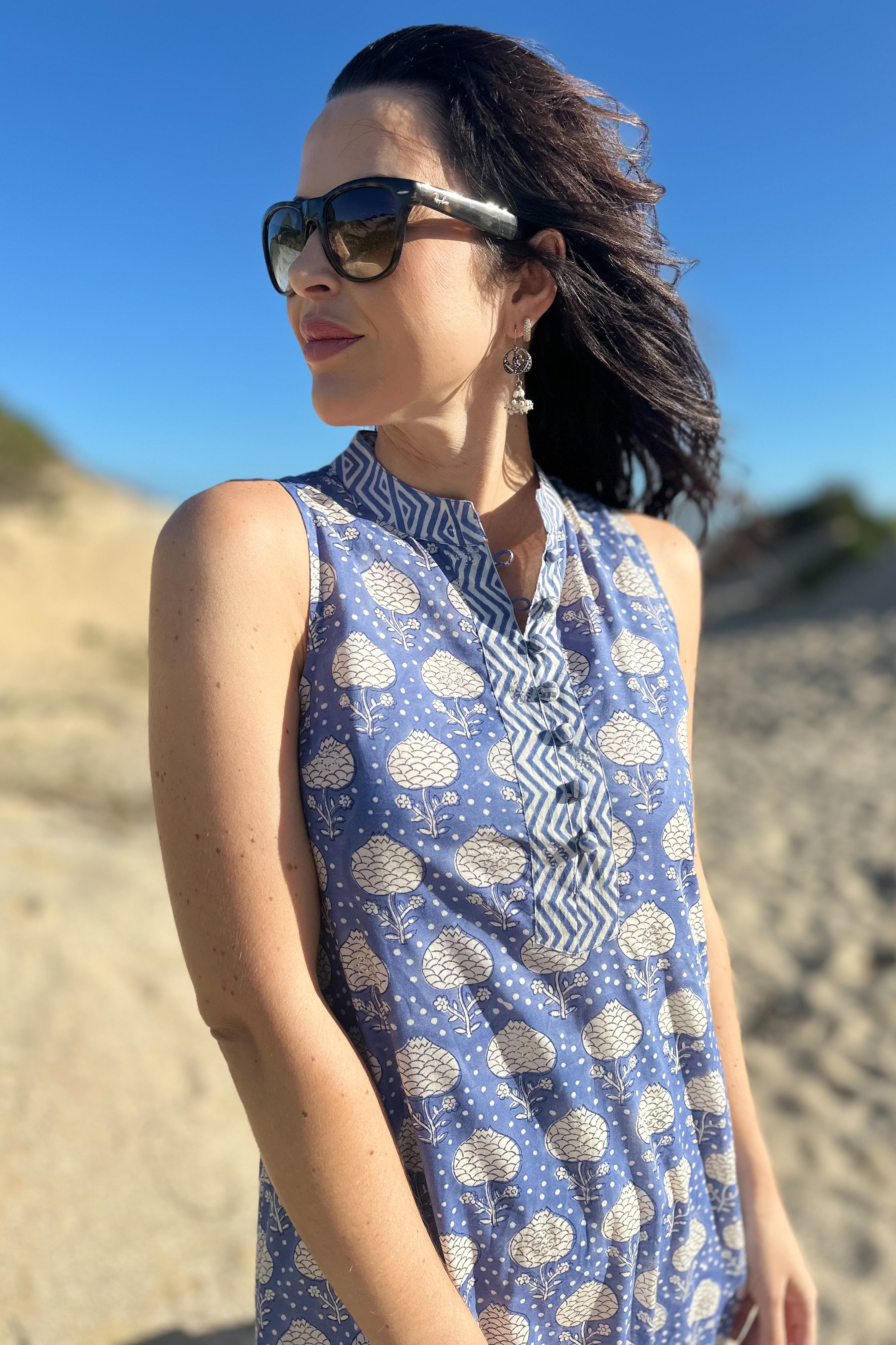 Hemakshi Dress In Ocean