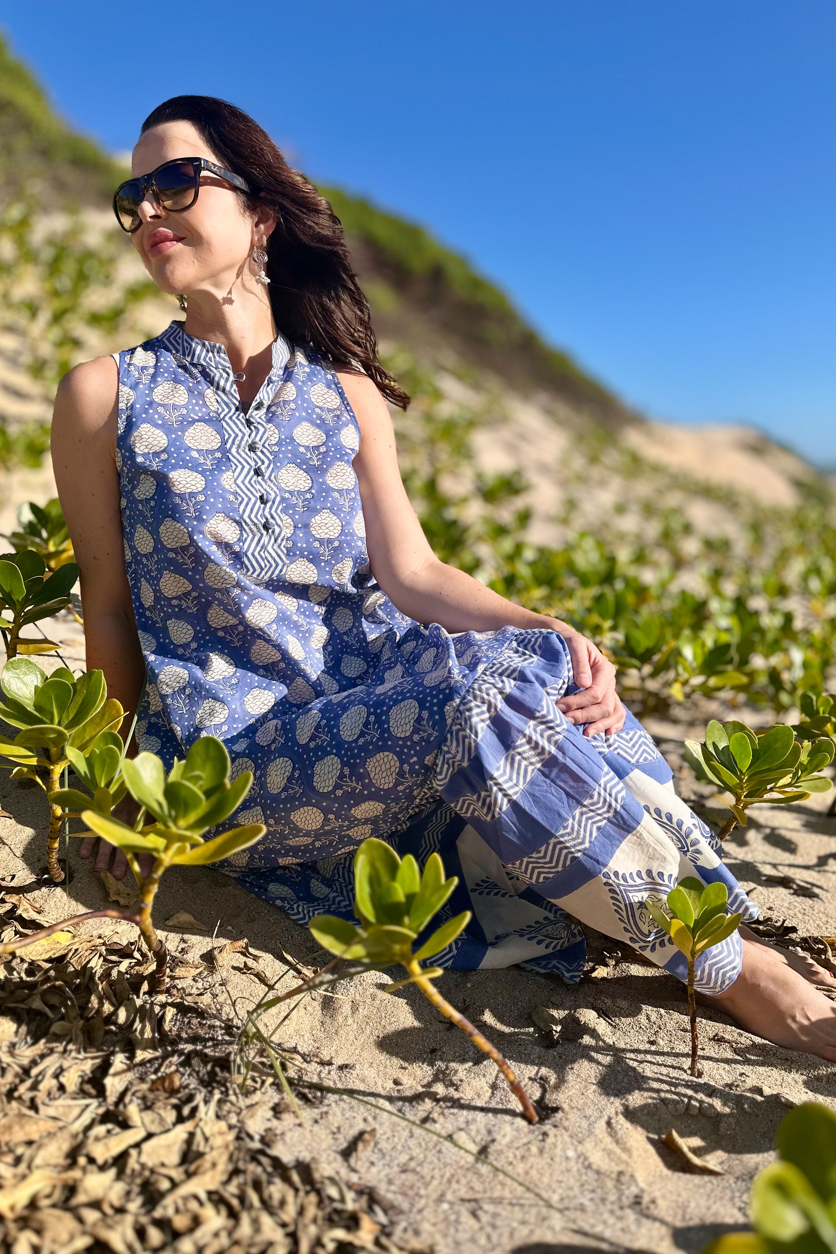 Hemakshi Dress In Ocean