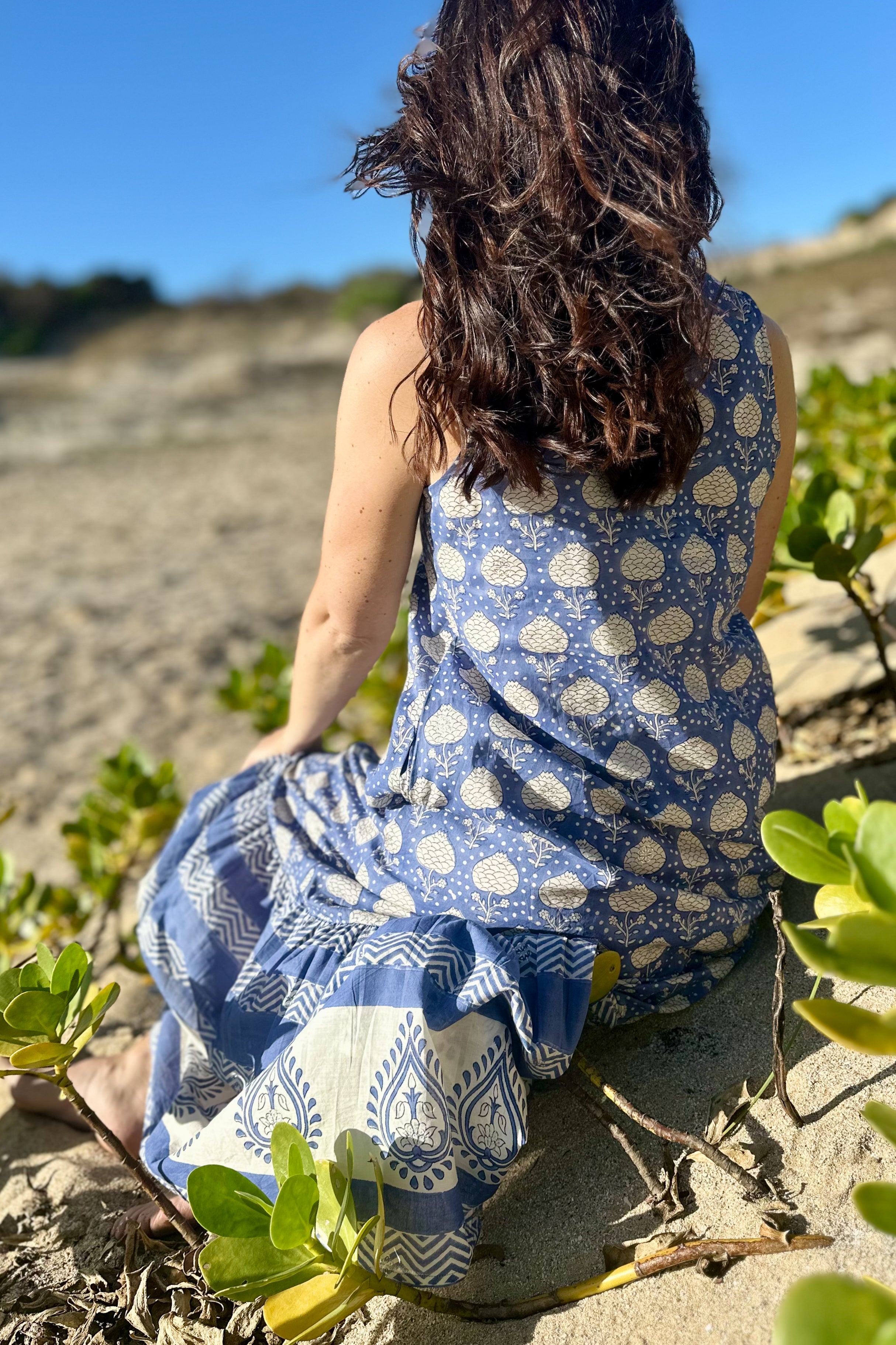 Hemakshi Dress In Ocean