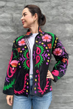 Velvet Love Jacket In Ebony