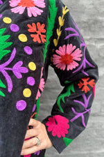 Velvet Love Jacket In Ebony