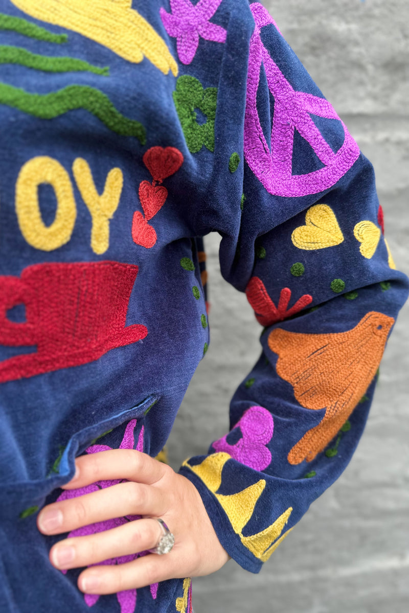 Dolce Vita Jacket In Indigo