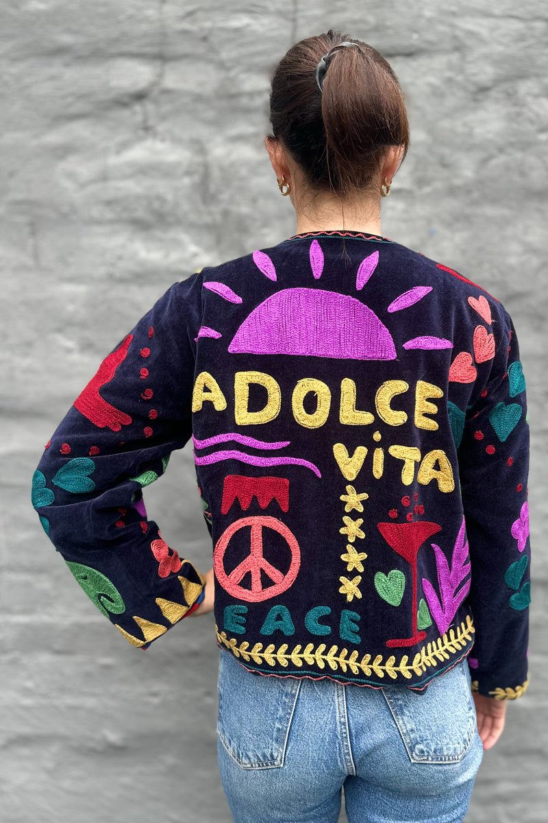 Dolce Vita Jacket In Midnight