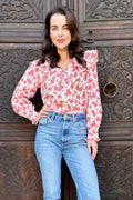Azalea Blouse In Pink Blossom