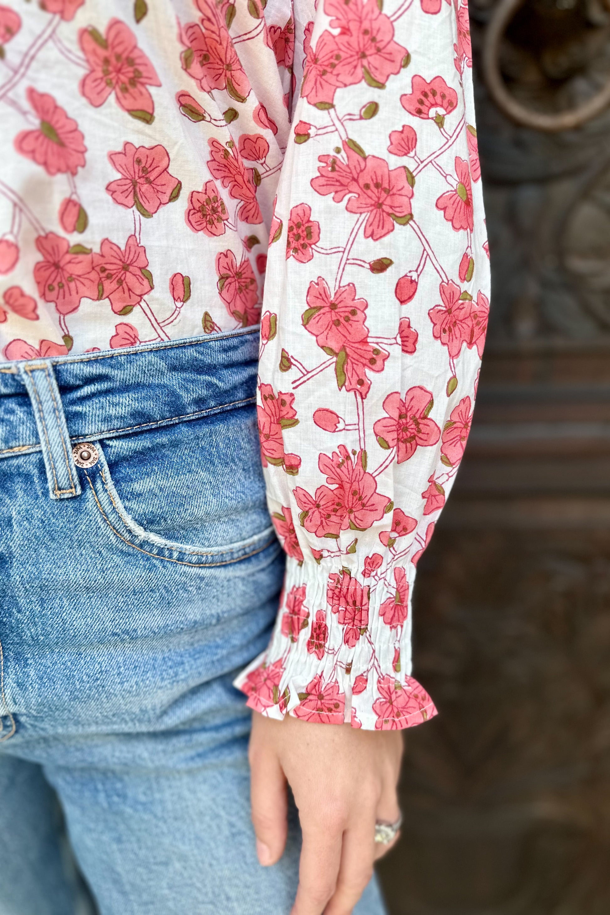 Azalea Blouse In Pink Blossom