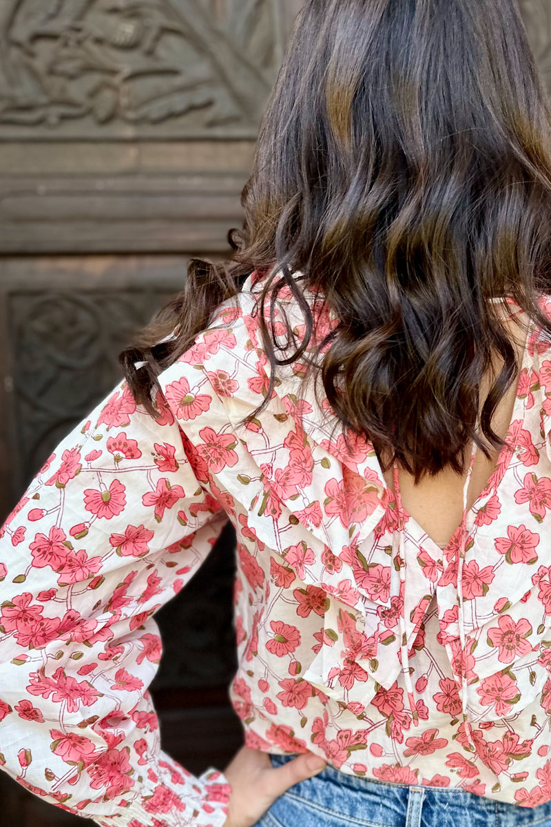 Azalea Blouse In Pink Blossom