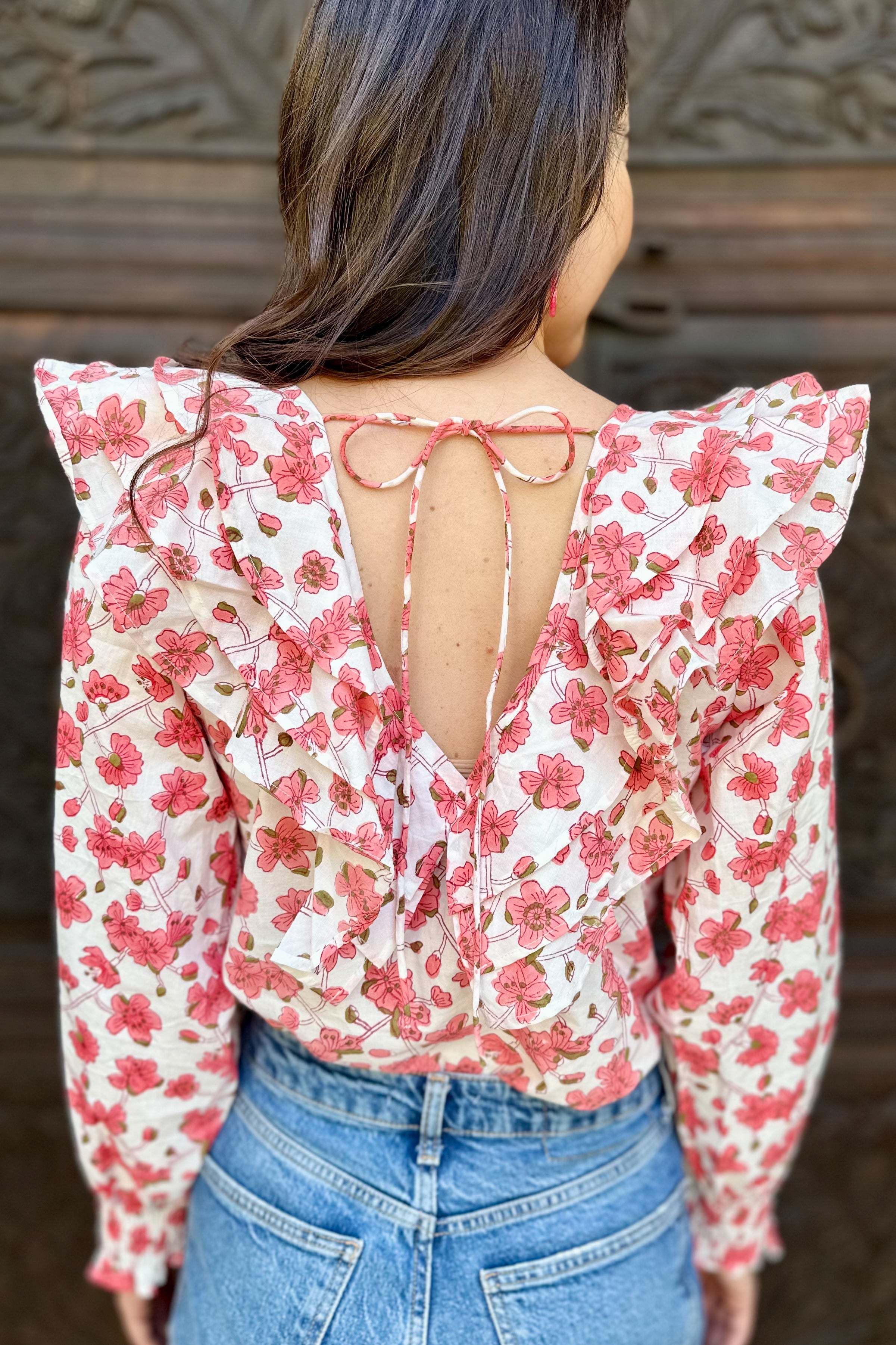 Azalea Blouse In Pink Blossom