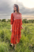 Kali Dress In Rooibos