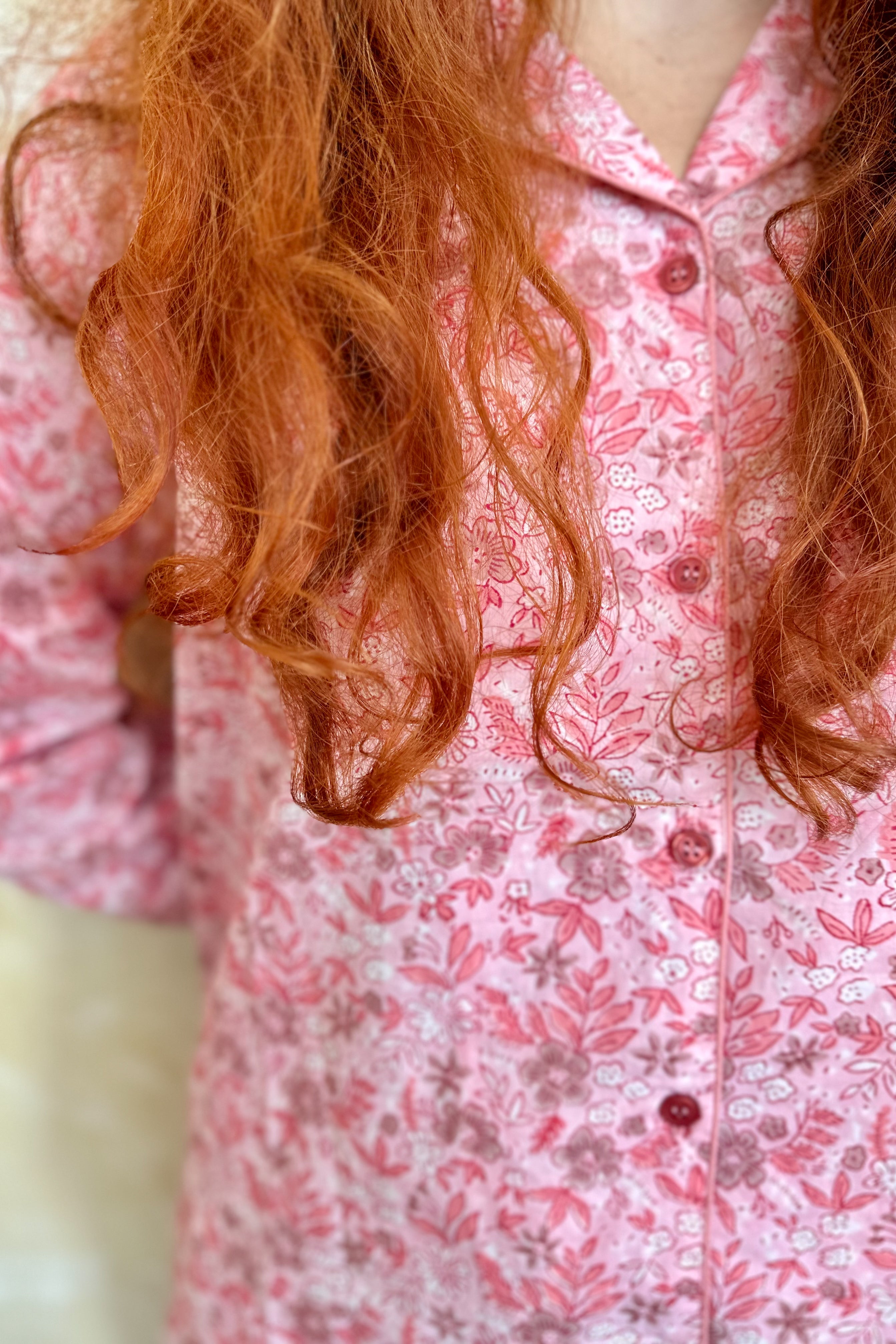 Blush Botanical Long Pyjamas