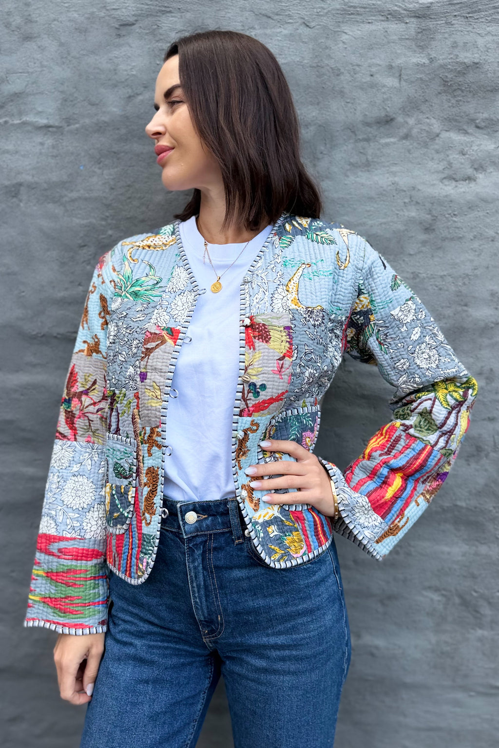 Stella Jacket In Steel