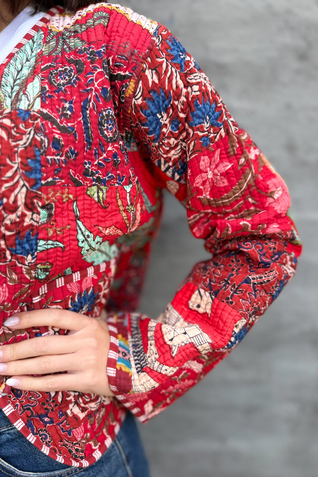 Stella Jacket In Ruby