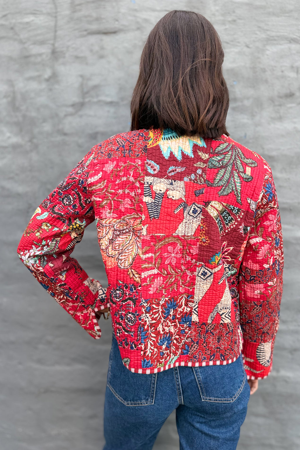 Stella Jacket In Ruby