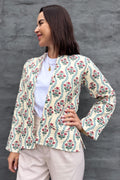 Quilted Cotton Jacket In Vintage Vanilla