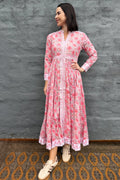 Mabel Dress In Perfect Pink