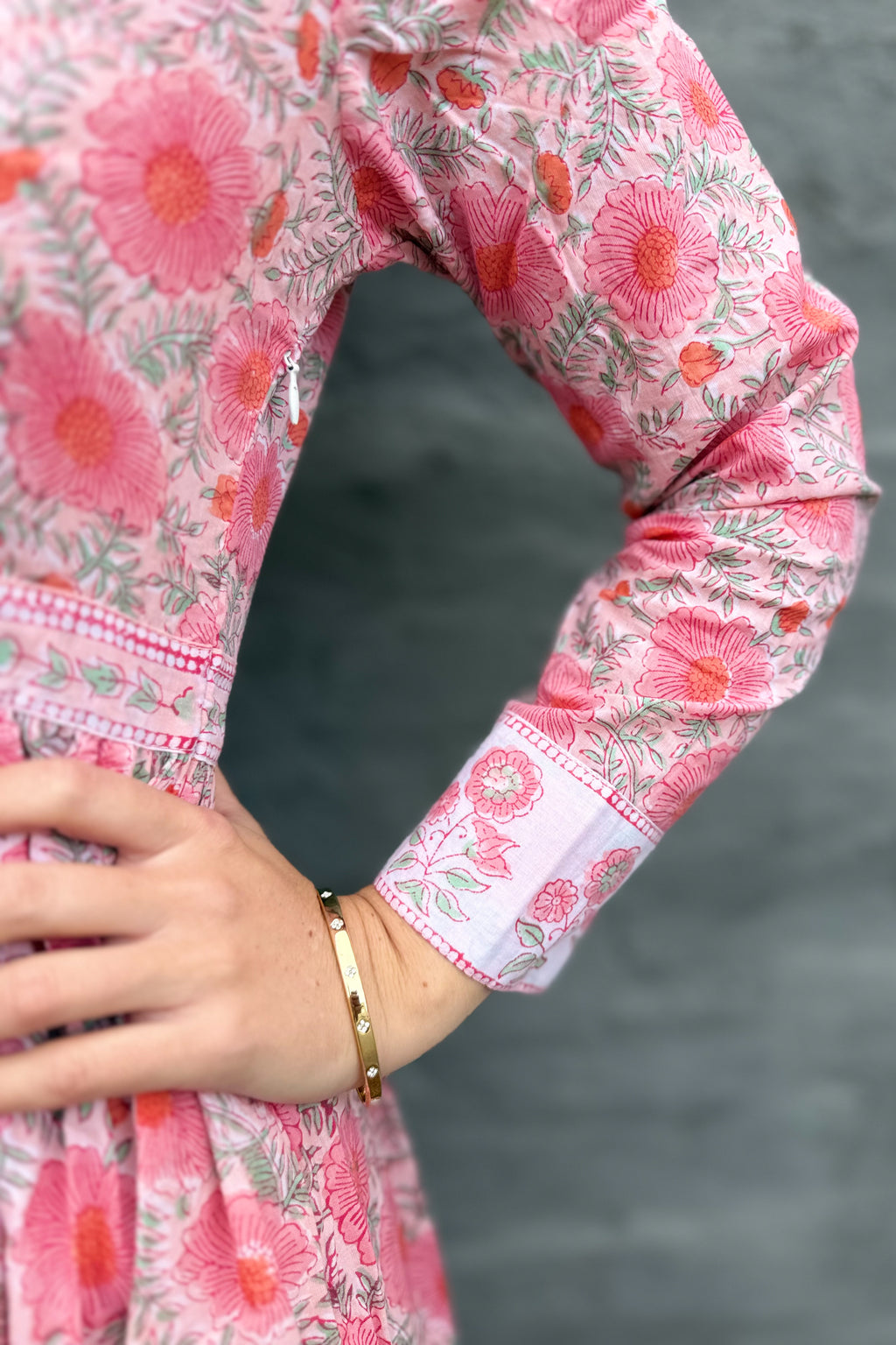 Mabel Dress In Perfect Pink