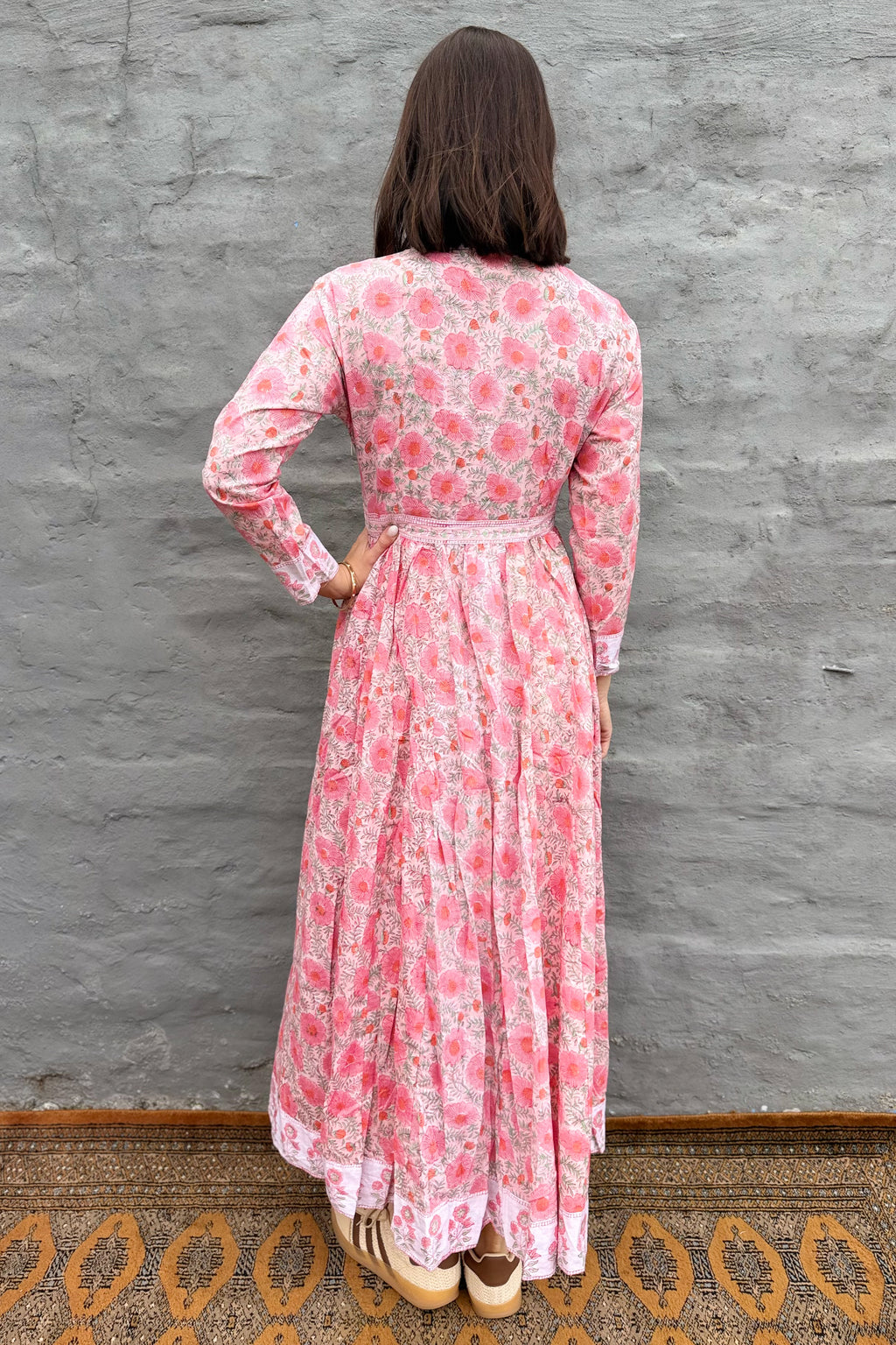 Mabel Dress In Perfect Pink