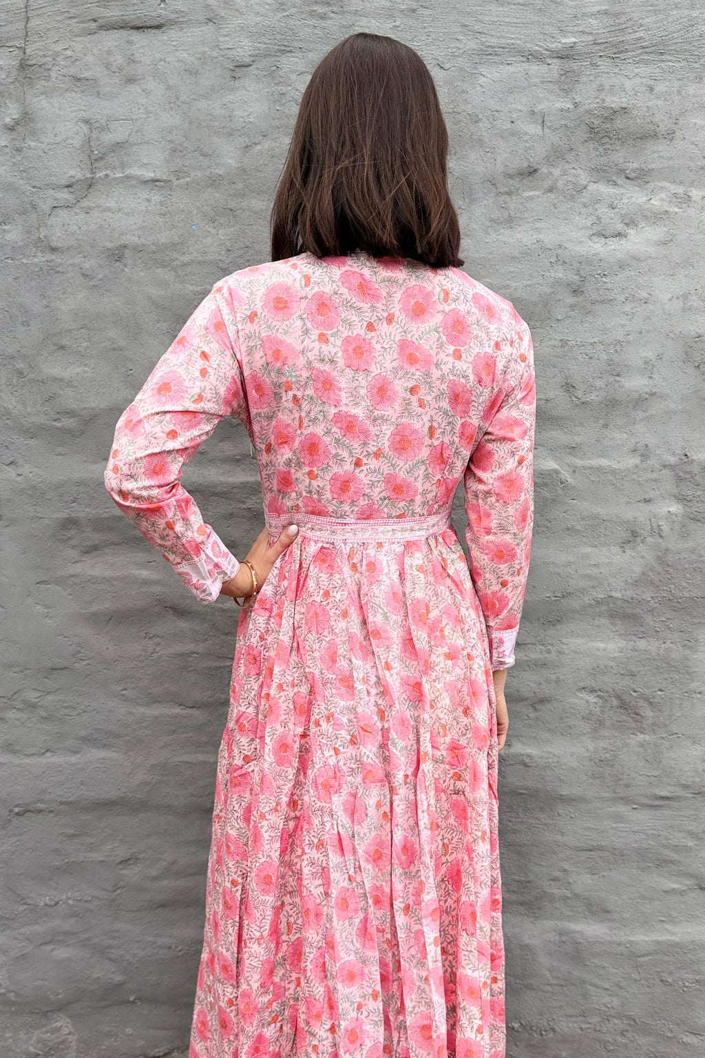 Mabel Dress In Perfect Pink