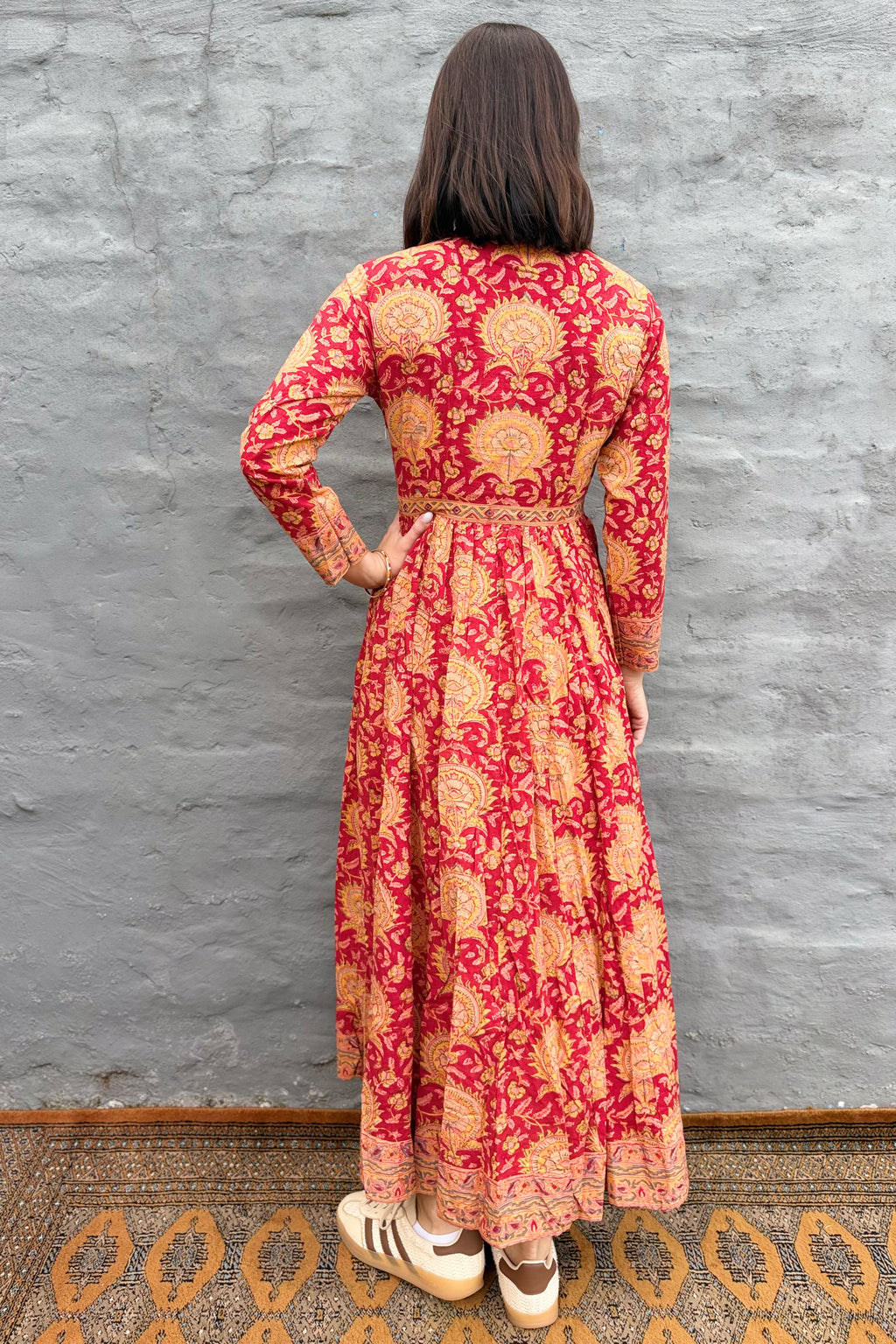Mabel Dress In Ruby
