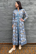 Mabel Dress In Blue Hydrangea